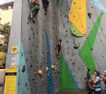 Wall Climbing in Astrek, Thamel