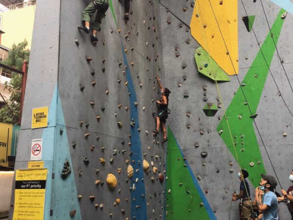 Wall Climbing in Astrek, Thamel