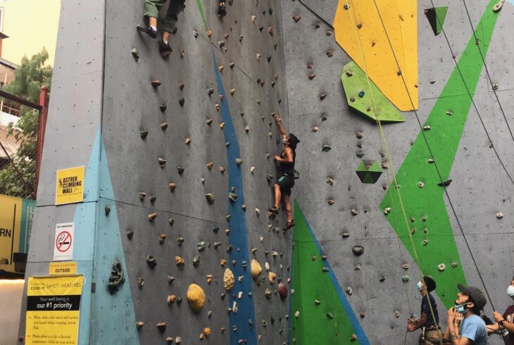 Wall Climbing in Astrek, Thamel