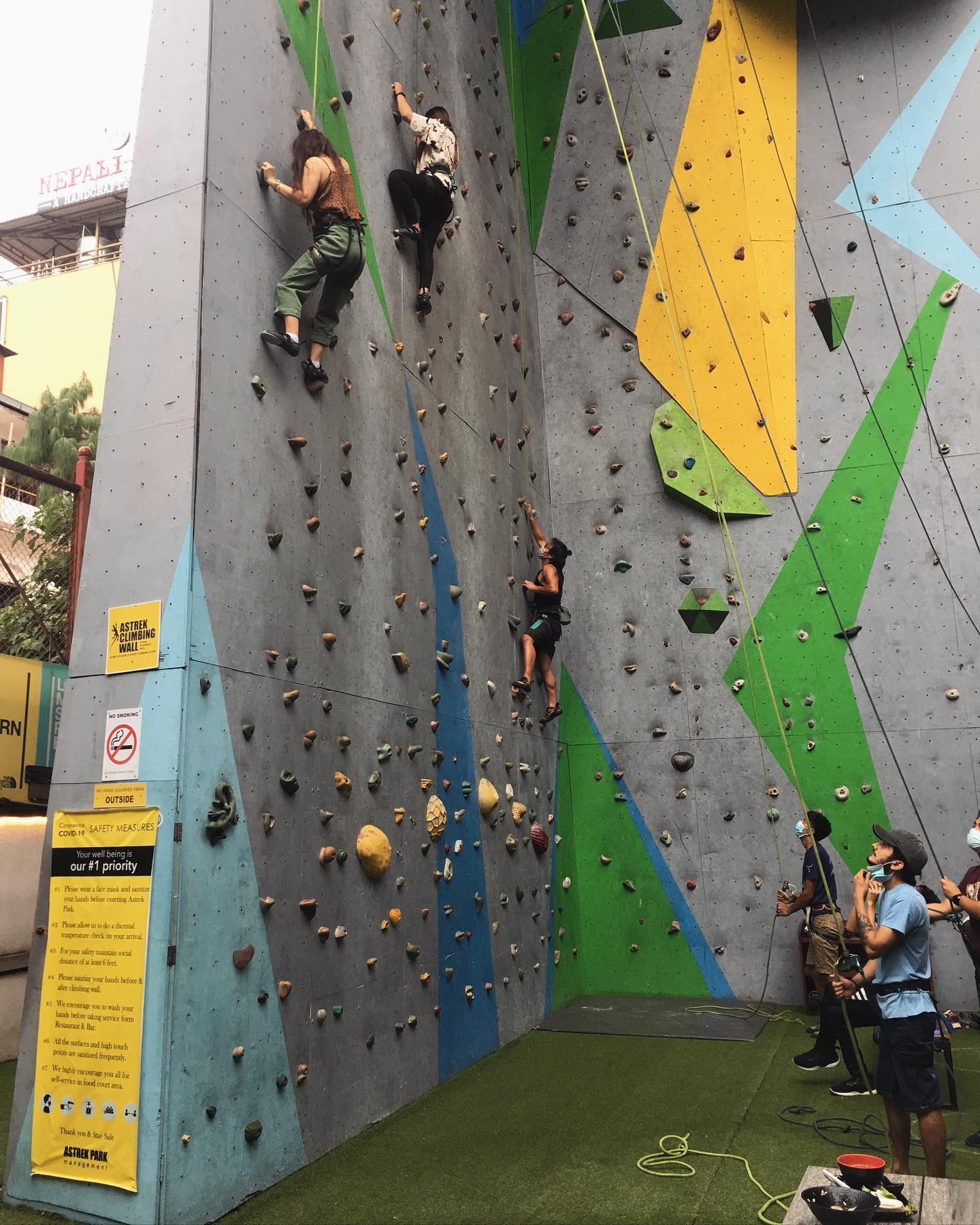 Wall Climbing in Astrek, Thamel