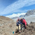 Rajan and Natalya in Everest Three High Passes Trek